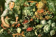 Joachim Beuckelaer Market Woman with Fruits, Vegetables and Poultry china oil painting artist
